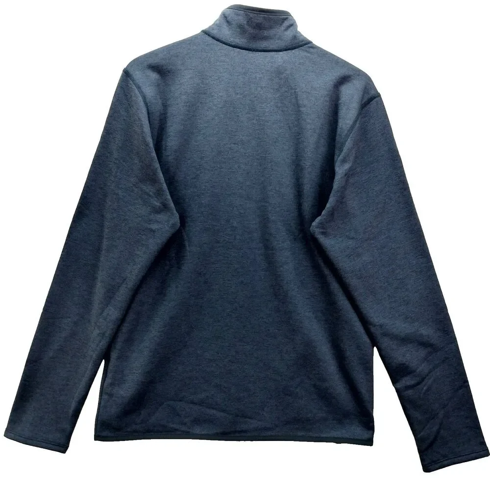 The North Face Skyline Fleece Jacket Men Medium Blue 1/2 Zip Outdoors Hiking NEW